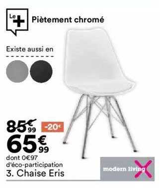 chaise eris modern living