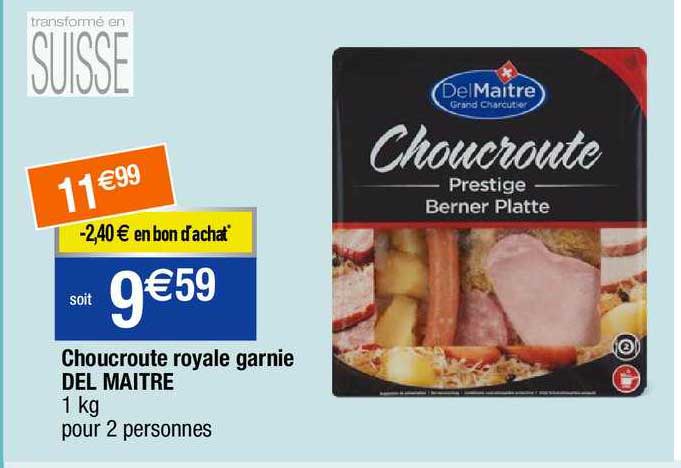 choucroute royale garnie del maître