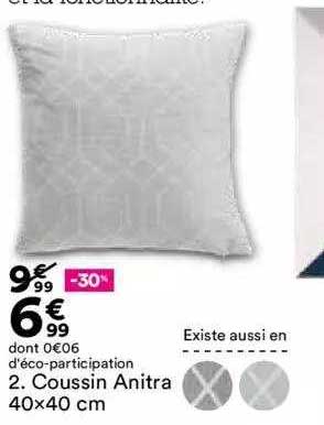 coussin anitra 40x40 cm