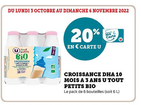 croissance dès 10 mois à 3 ans u tout petits bio