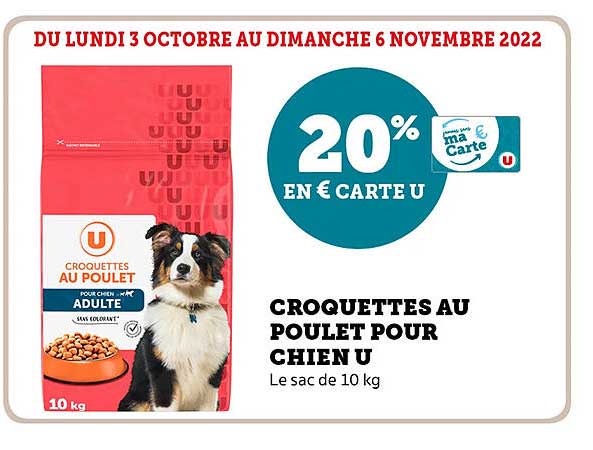 Croquettes Au Poulet Pour Chien U