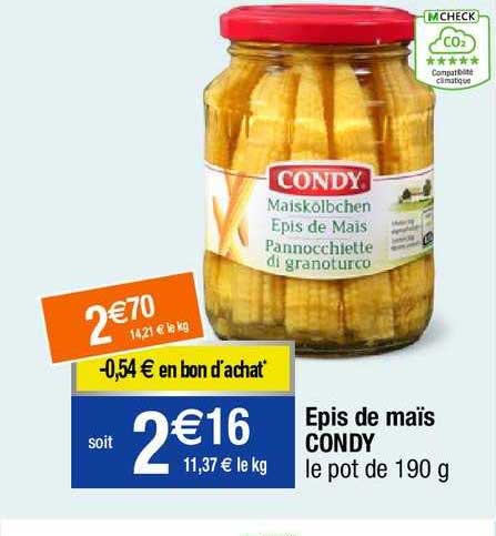 épis de maïs condy