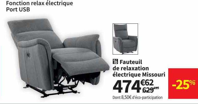 fauteuil de relaxation électrique missouri