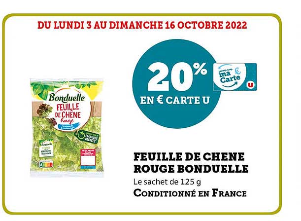 Feuille De Chêne Rouge Bonduelle