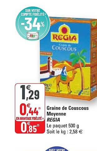 graine de couscous moyenne regia