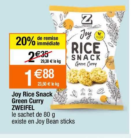 joy rice snack green curry zweifel
