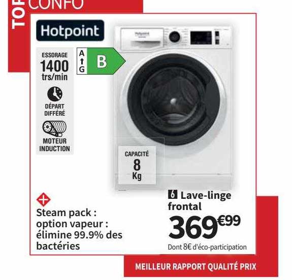 Lave-linge Frontal Hotpoint