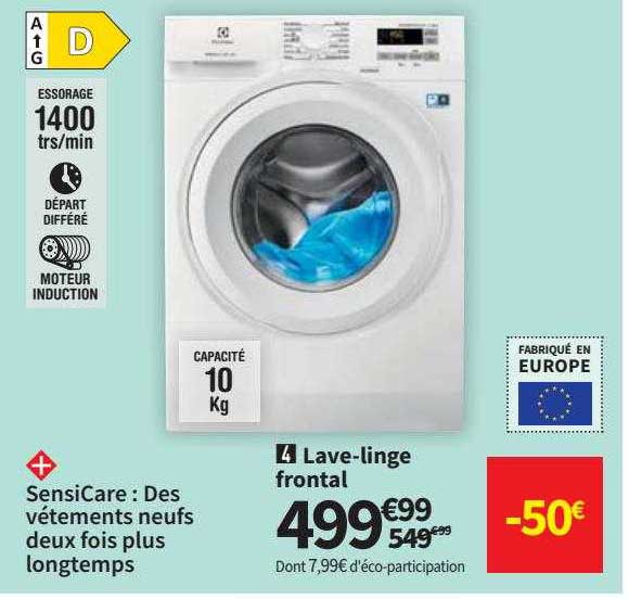 lave-linge frontal