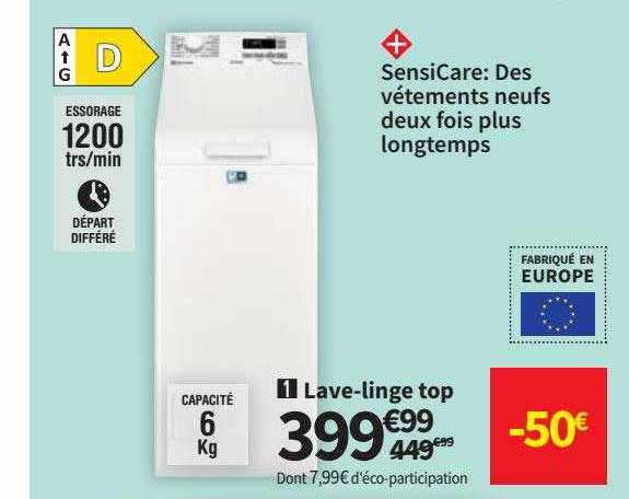 lave-linge top