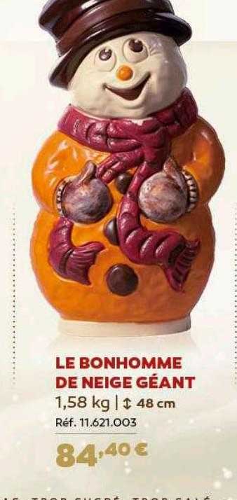 le bonhomme de neige géant
