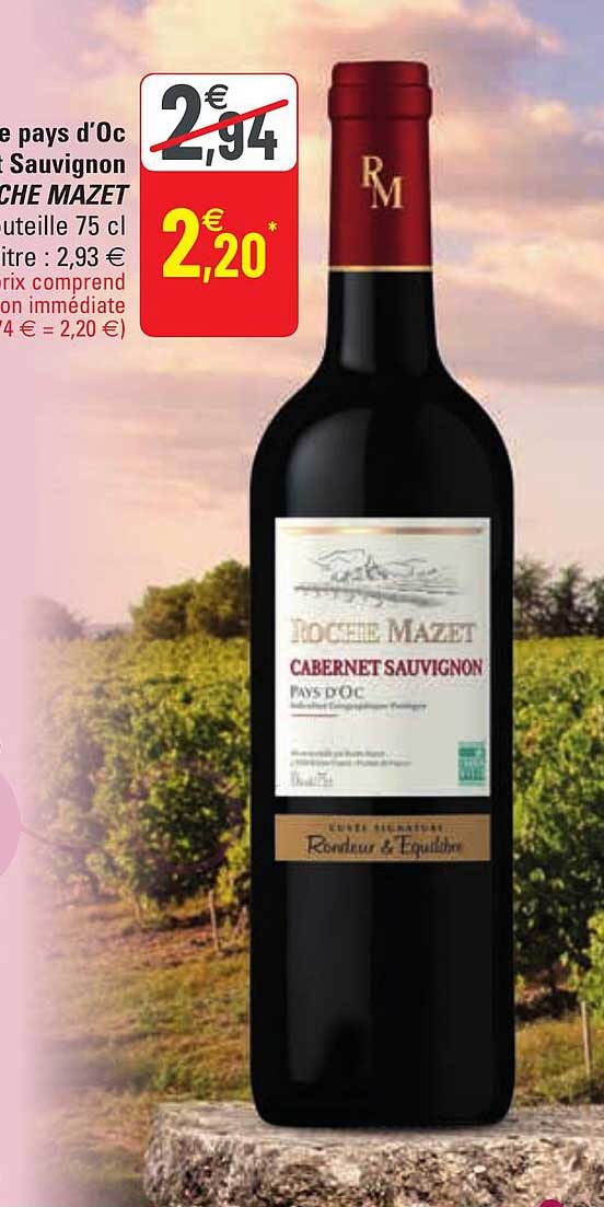 le pays d'oc camembert sauvignon roche mazet