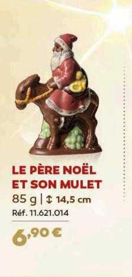 le père noël et son mulet