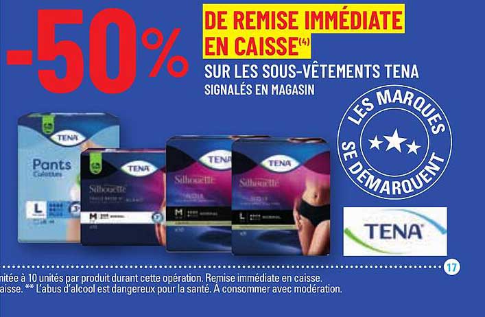 les sous-vêtements tena