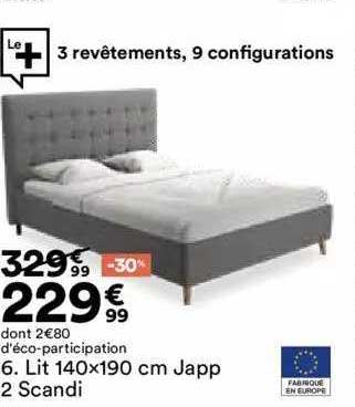 lit 140x190 cm japp 2 scandi