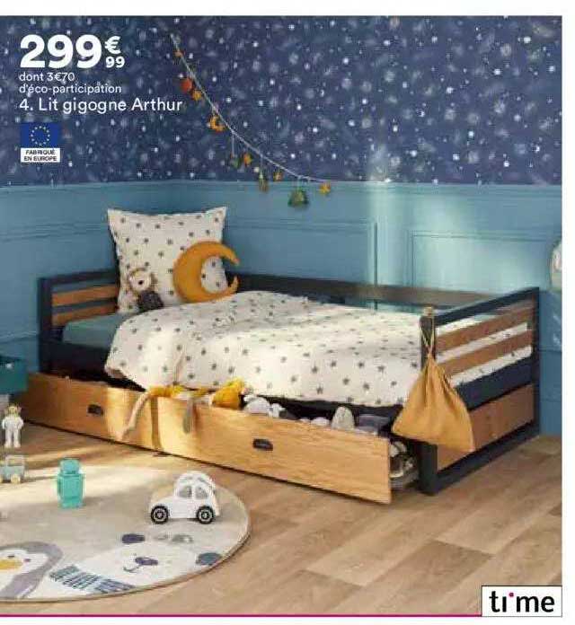 lit gigogne arthur ti'me