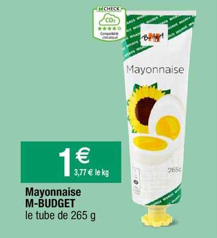 mayonnaise m-budget