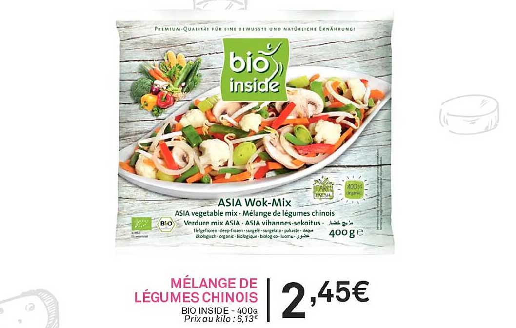 mélange de légumes chinois bio inside