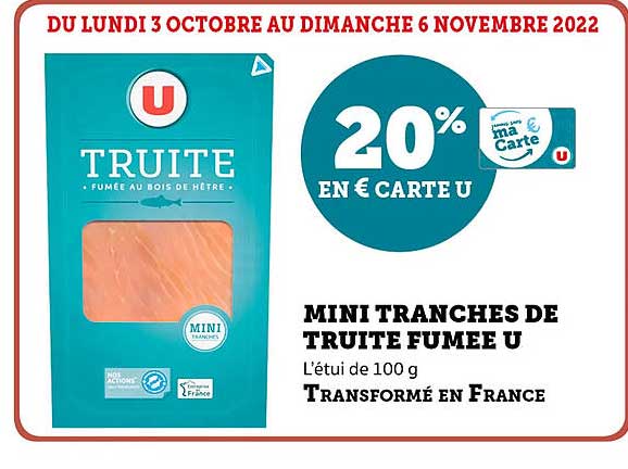 Mini Tranches De Truite Fumée U