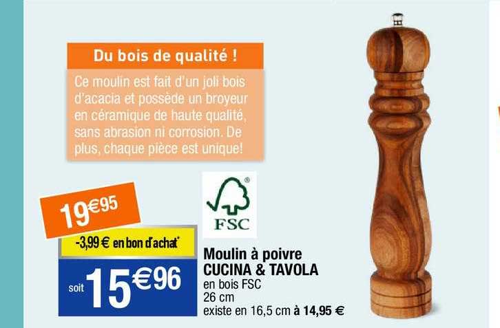 moulin à poivre cucina & tavola