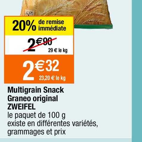 multigrain snack graneo original zweifel