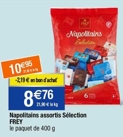 Napolitains Assortis Sélection Frey