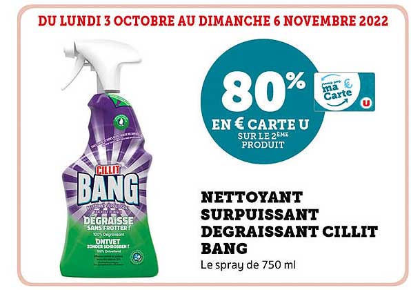 nettoyant surpuissant dégraissant cillit bang