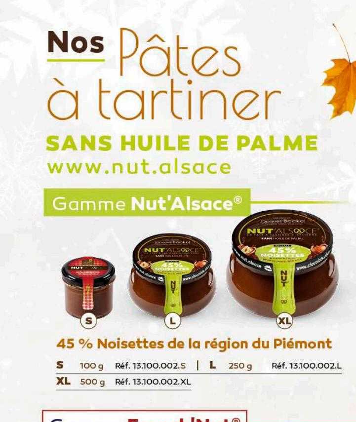 Gamme Nut'alsace