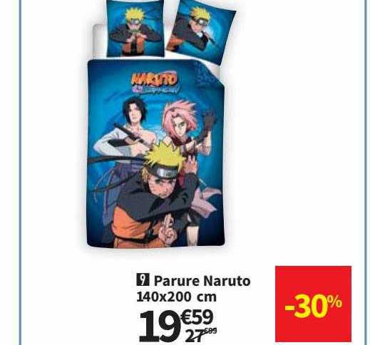 parure naruto 140x200 cm