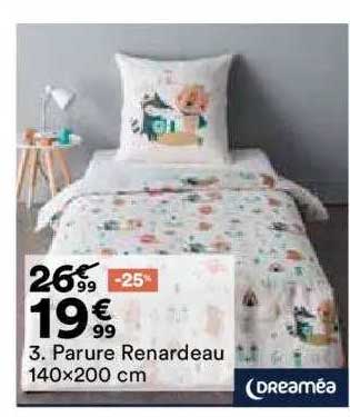 parure renardeau 140x200 cm dreaméa