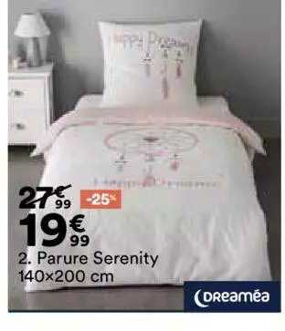 parure serenity 140x200 cm dreaméa