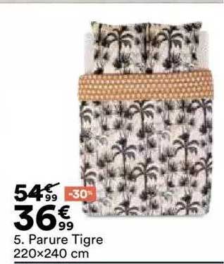 parure tigre 220x240 cm