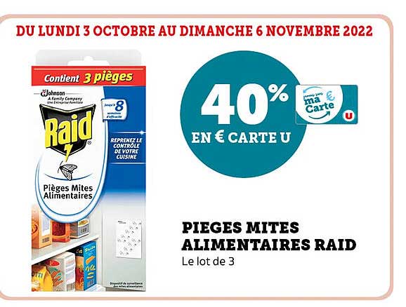 pièges mites alimentaires raid