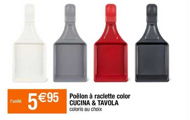 poêlon à raclette color cucina & tavola