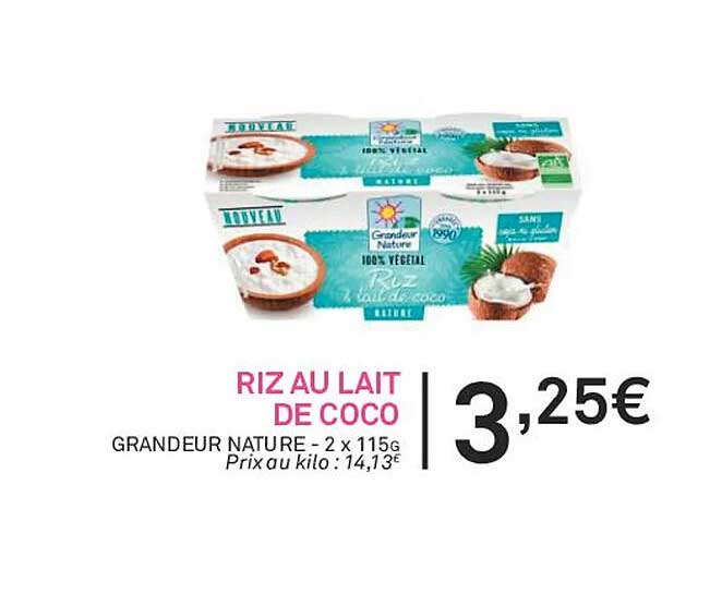 riz au lait de coco grandeur nature