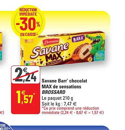 savane barr' chocolat max de sensations brossard