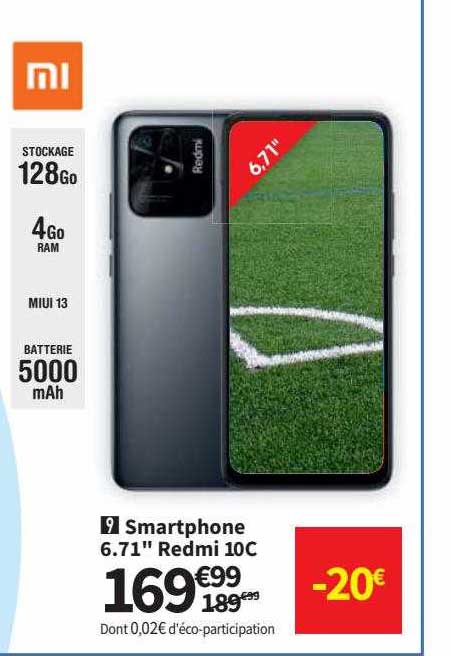 smartphone 6.71" redmi 10c