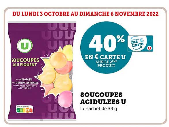 soucoupes acidulées u