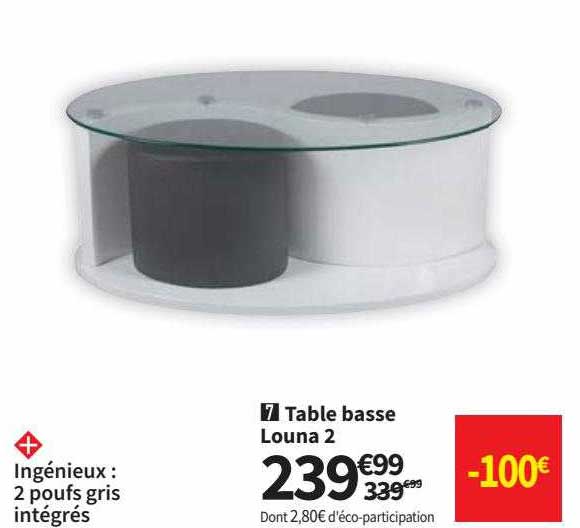 table basse louna 2