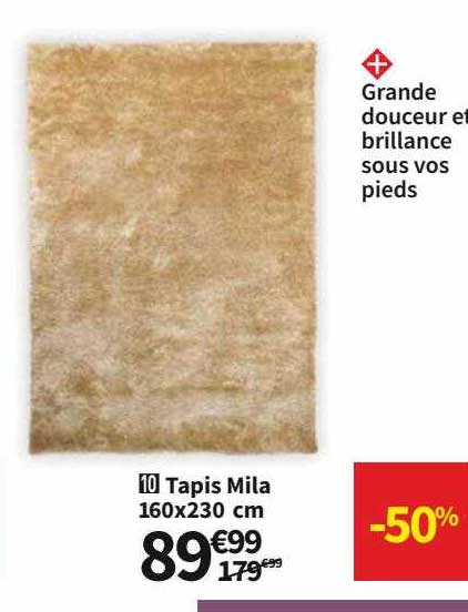 tapis mila 160x230 cm