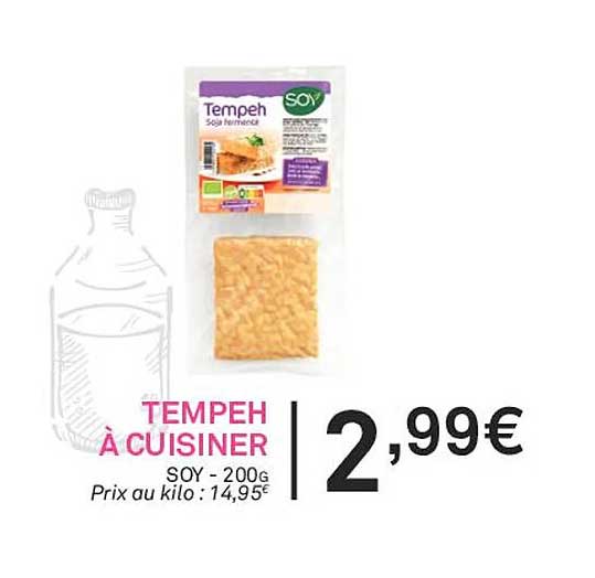 tempeh à cuisiner soy