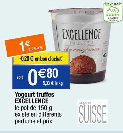 yogourt truffes excellence