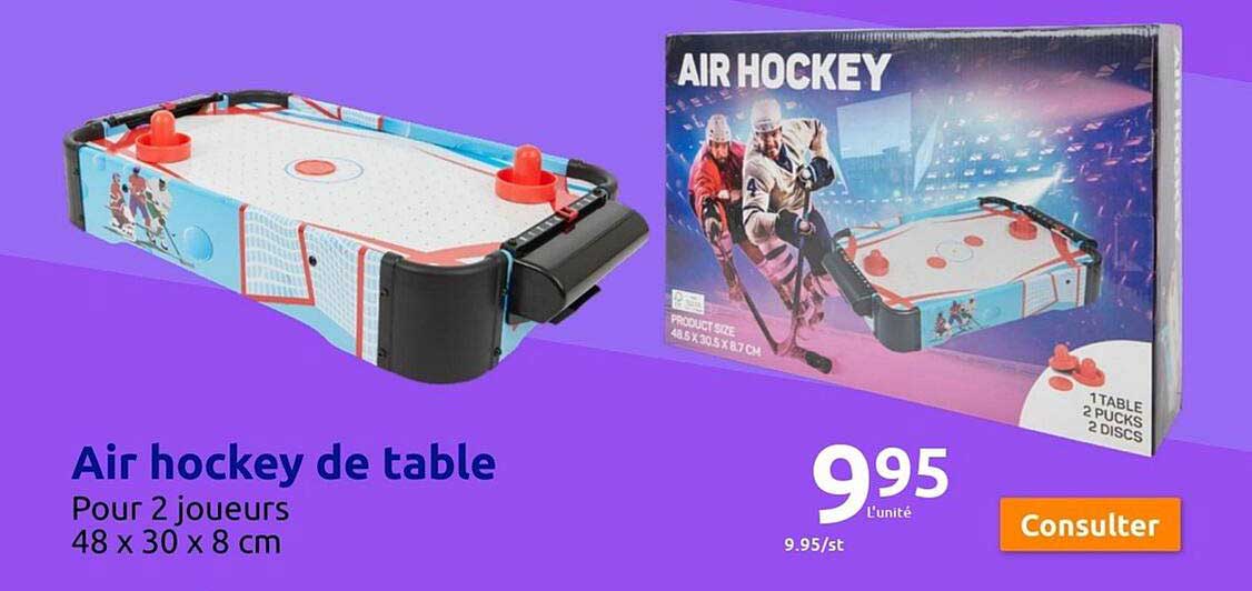 air hockey de table