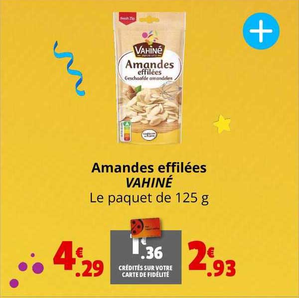 amandes éffilées vahiné