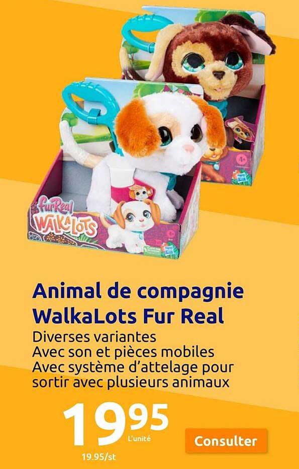 animal de compagnie walkalots fur real