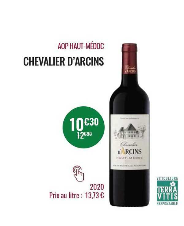 aop haut-médoc chevalier d'arcins