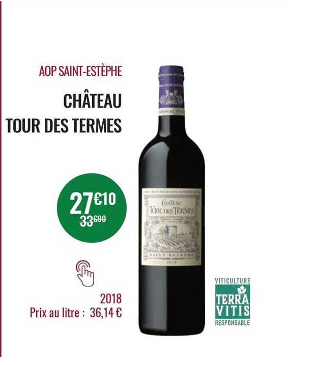 aop saint-estèphe château tour des termes