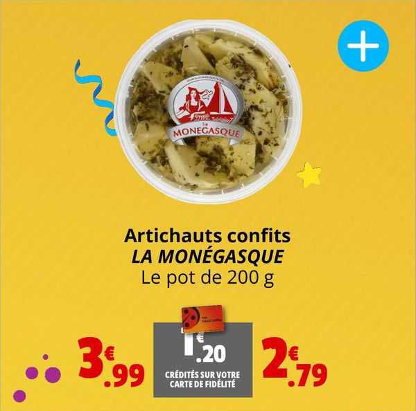 artichauts confits la monégasque