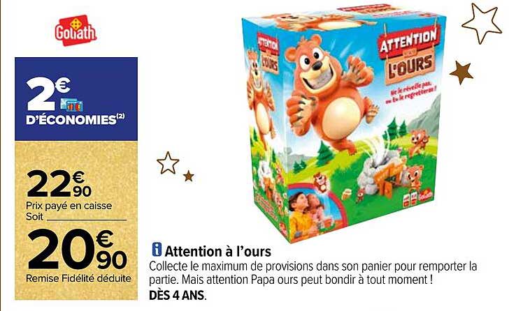 attention à l'ours goliath