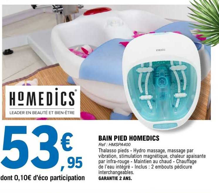 Bain Pied Homedics