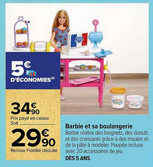 barbie et sa boulangerie